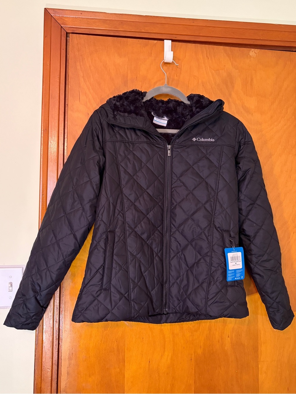 Columbia Copper Crest Hooded Jacket: Black, size M